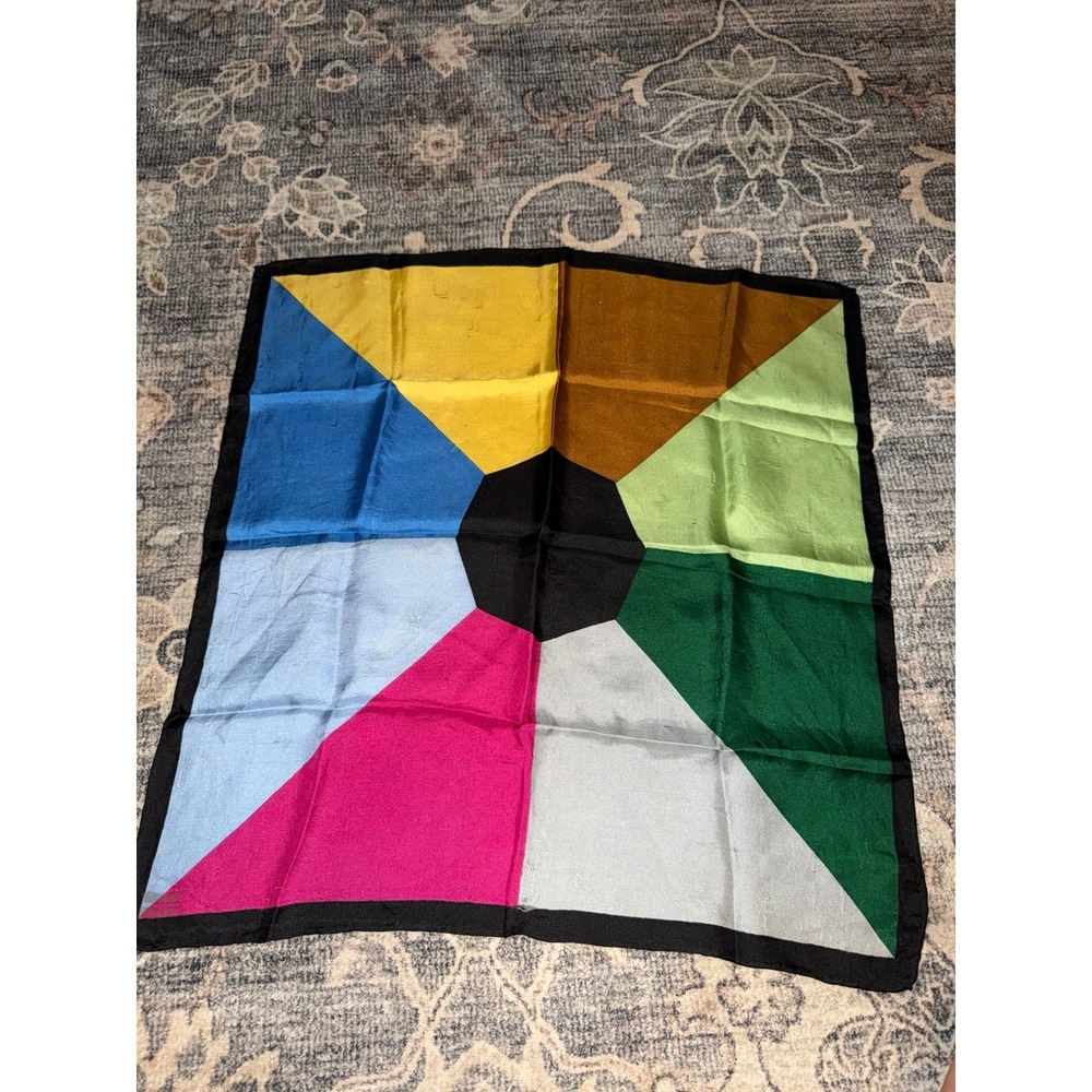 Vintage 9 Colors Ashear Silk Scarf